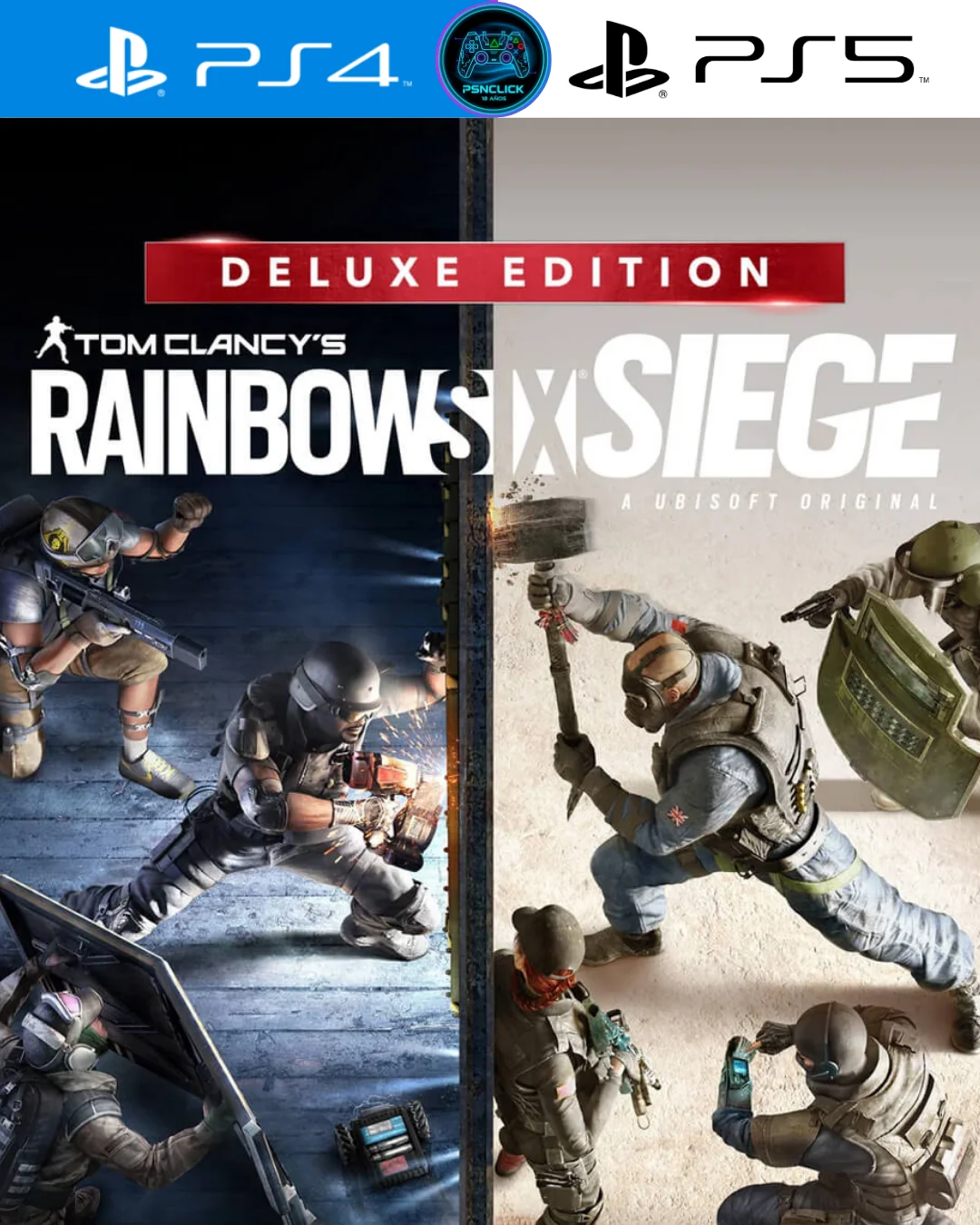 Comprar Tom Clancys Rainbow Six Siege Deluxe Edition PS4 & PS5 para PS4 & PS5 - PSNCLICK Digitales Latinoamérica